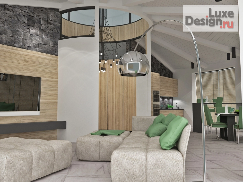 Дизайн интерьера таунхауса "Частный дом в Каменск-Шахтинске" (фото 1)