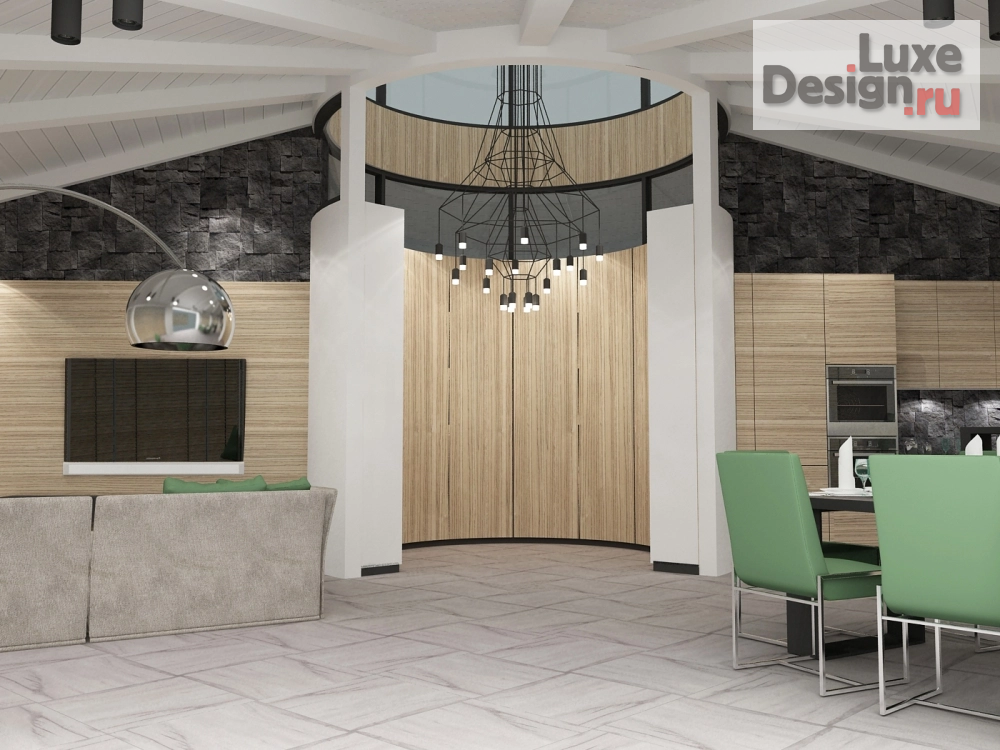 Дизайн интерьера таунхауса "Частный дом в Каменск-Шахтинске" (фото 2)