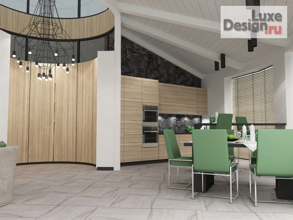 Дизайн интерьера таунхауса "Частный дом в Каменск-Шахтинске" (фото 3)