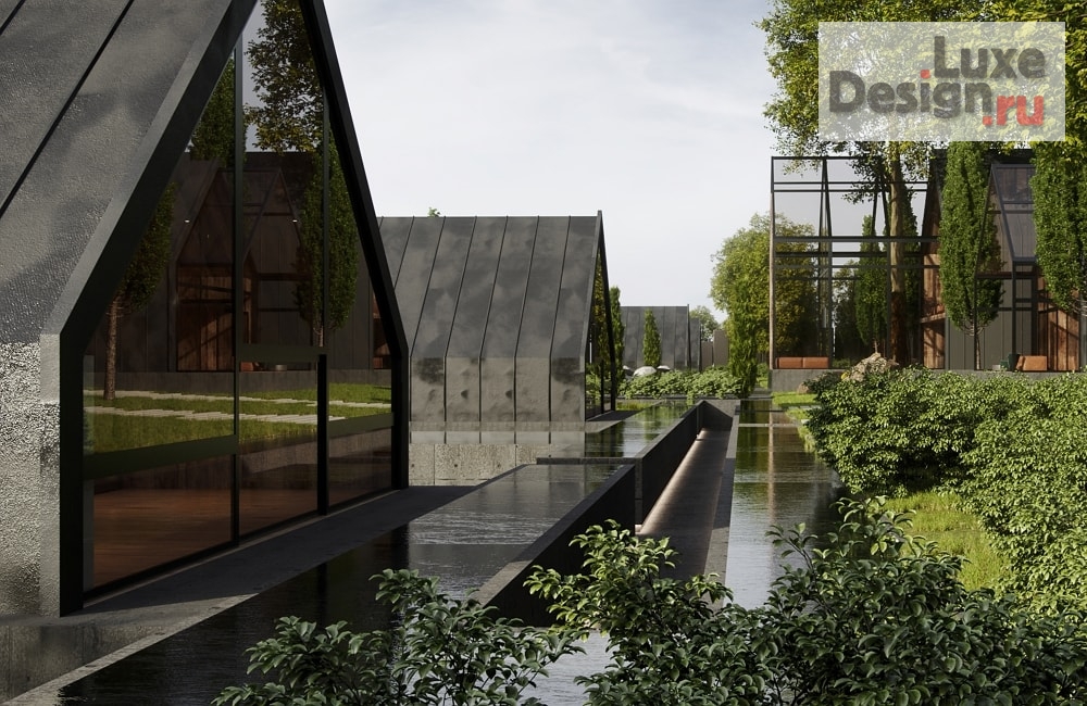 Частная архитектура "Загородный клуб площадью 20 гектаров" (фото 6)