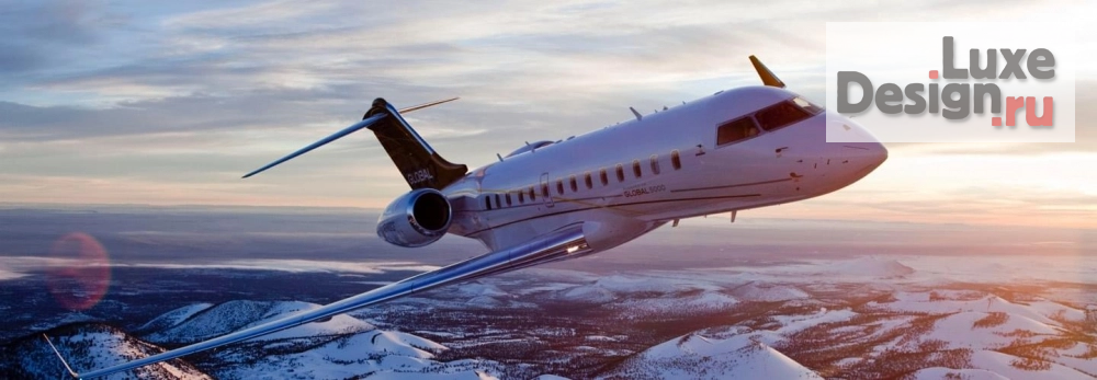Дизайн арт-объекта "Частный самолет BOMBARDIER GLOBAL 5000, 18 м2, стиль: Современный" (фото 2)