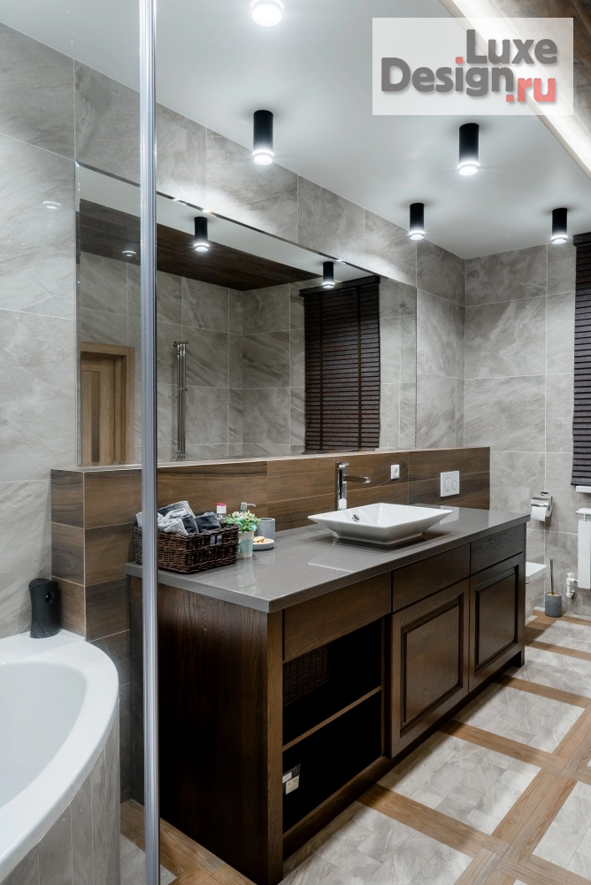 Дизайн интерьера ванной "Санузел площадью 20 м2, Современный стиль" (фото 4)