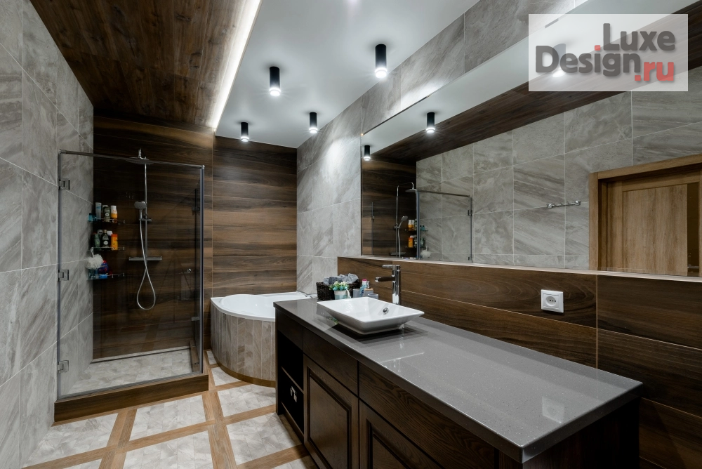 Дизайн интерьера ванной "Санузел площадью 20 м2, Современный стиль" (фото 5)