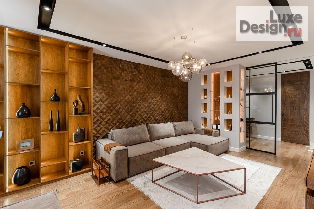 Дизайн интерьера четырехкомнатной квартиры "Квартира, 168 м2, Стиль: Фьюжн" (фото 6)