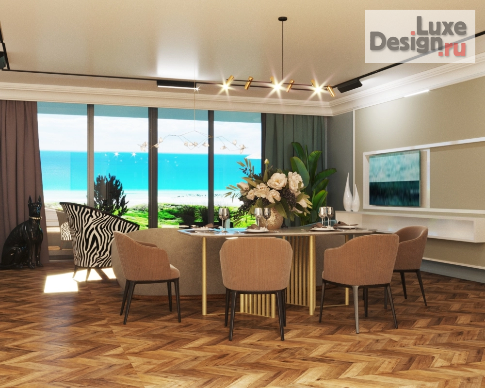 Дизайн интерьера отеля "Отель на побережье" (фото 1)