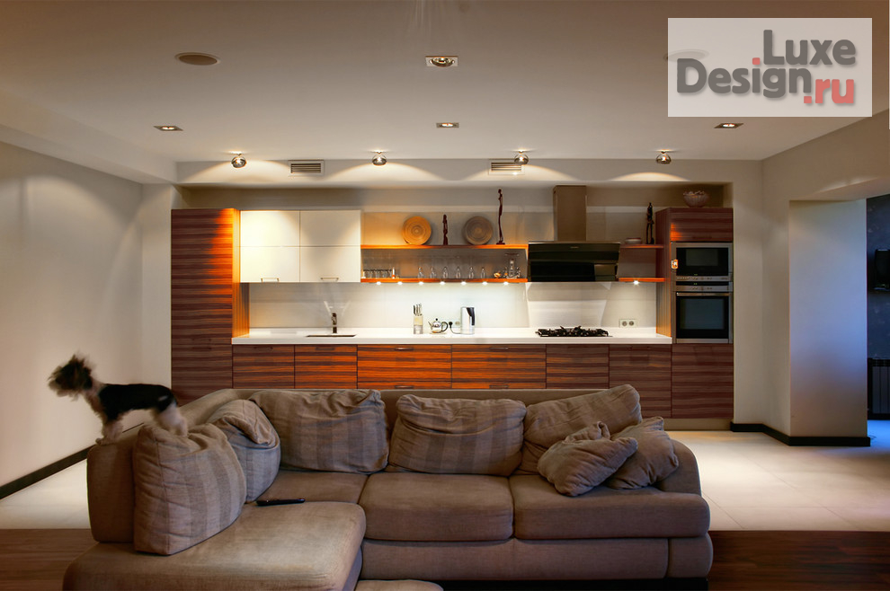 Дизайн интерьера четырехкомнатной квартиры "Дизайн интерьера квартиры / 126 м² / VDesignRostov.ru" (фото 1)