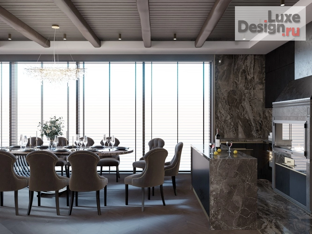 Дизайн интерьера четырехкомнатной квартиры "Терраса для самых лучших вечеров" (фото 6)