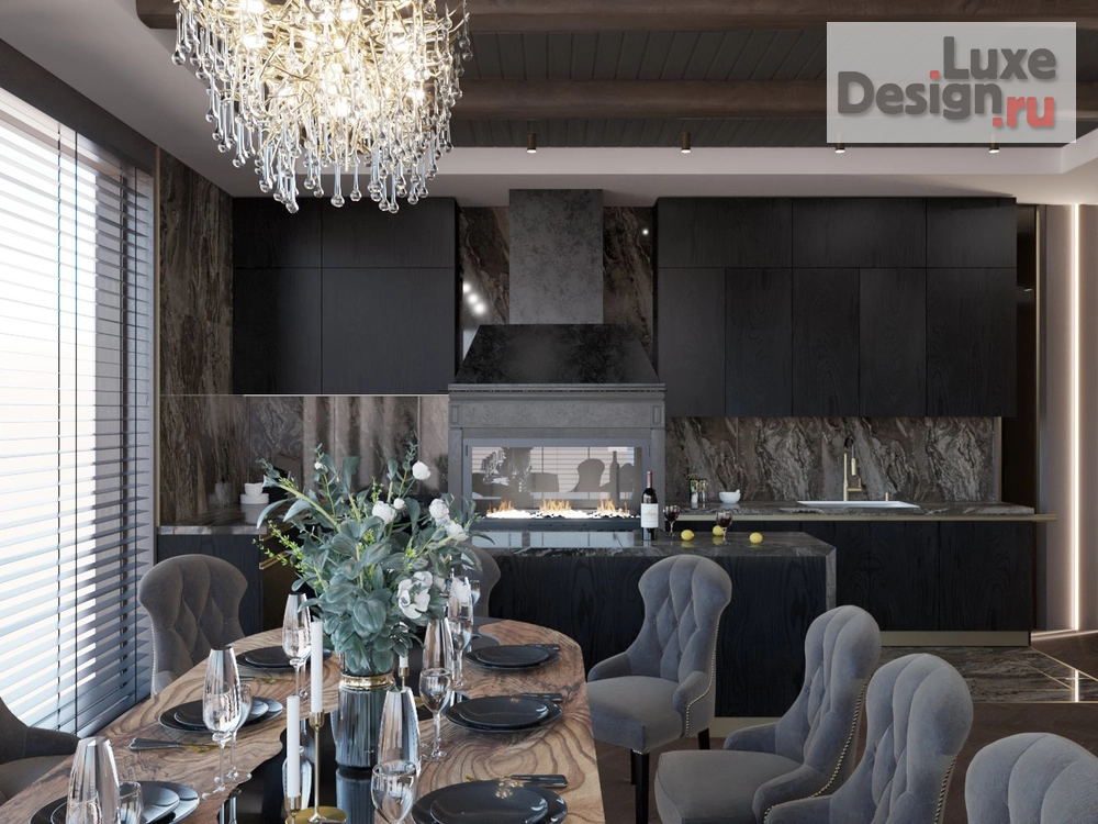 Дизайн интерьера четырехкомнатной квартиры "Терраса для самых лучших вечеров" (фото 4)