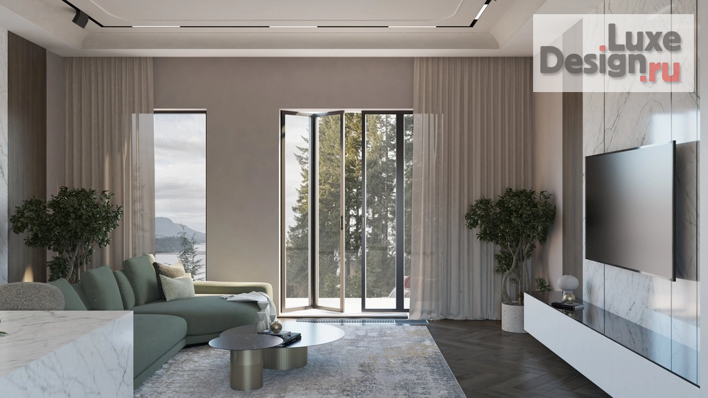 Дизайн интерьера загородного дома "В гармонии с природой" (фото 4)