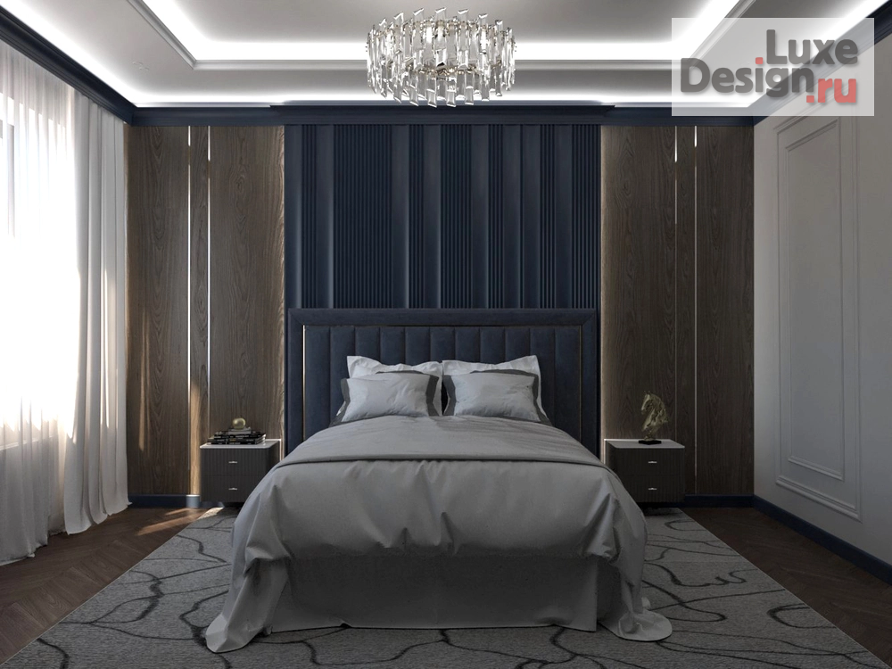 Дизайн интерьера загородного дома "Роскошь классики" (фото 11)