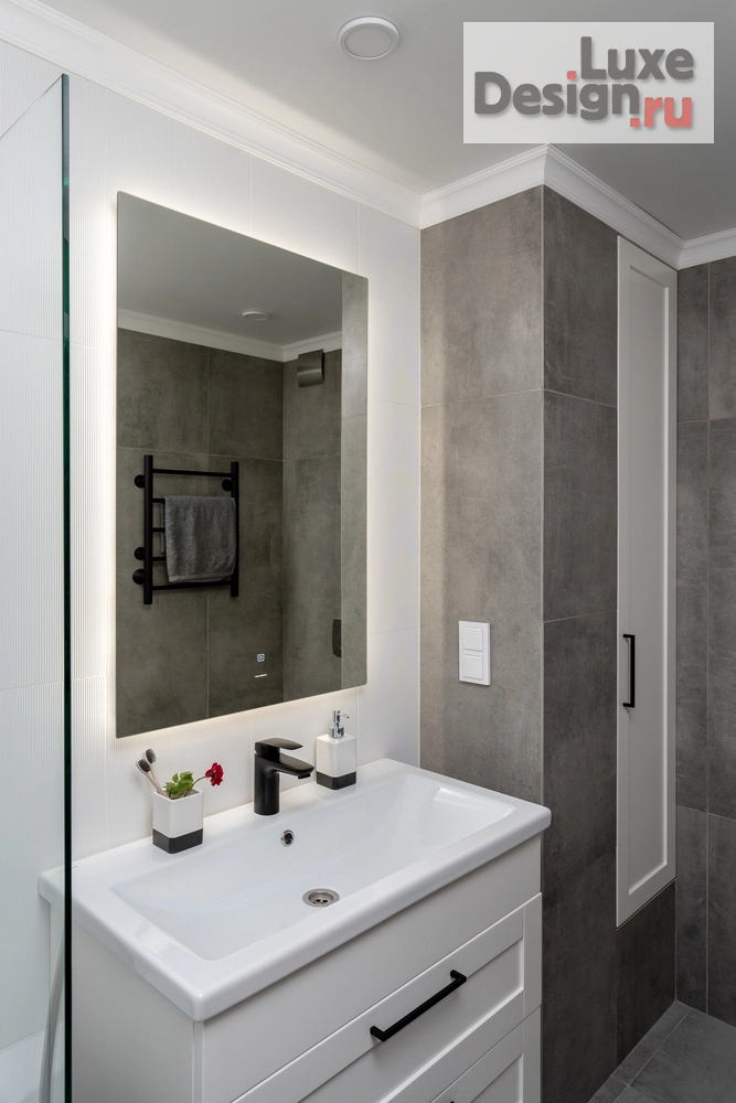 Дизайн интерьера двухкомнатной квартиры "Гостевая квартира в современном стиле" (фото 16)