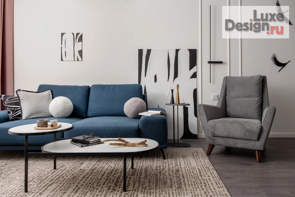 Дизайн интерьера двухкомнатной квартиры "Гостевая квартира в современном стиле" (фото 6)