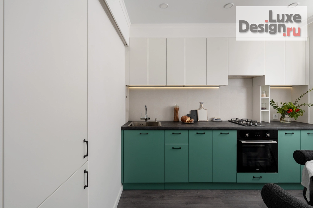 Дизайн интерьера двухкомнатной квартиры "Гостевая квартира в современном стиле" (фото 8)