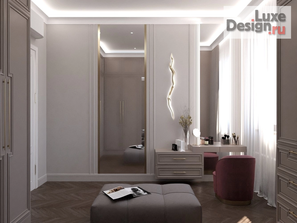 Дизайн интерьера загородного дома "Роскошь классики" (фото 16)