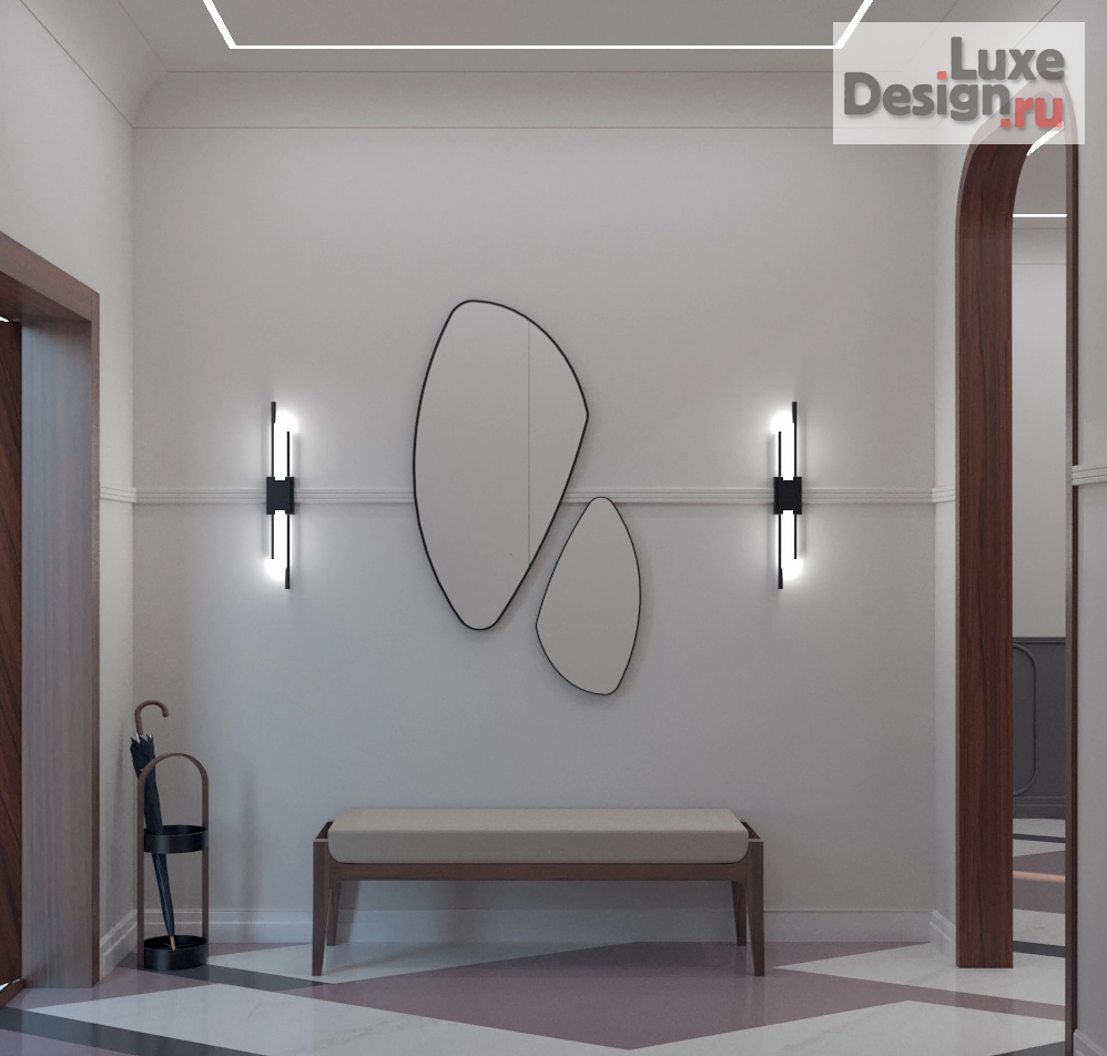 Дизайн интерьера частного дома "Кофе с молоком" (фото 7)