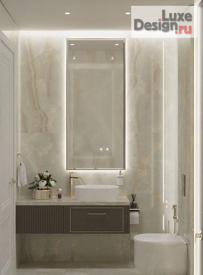 Дизайн интерьера загородного дома "Роскошь классики" (фото 6)