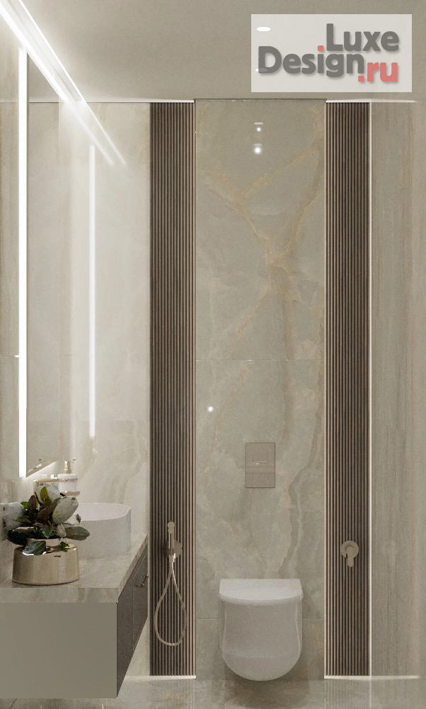 Дизайн интерьера загородного дома "Роскошь классики" (фото 7)