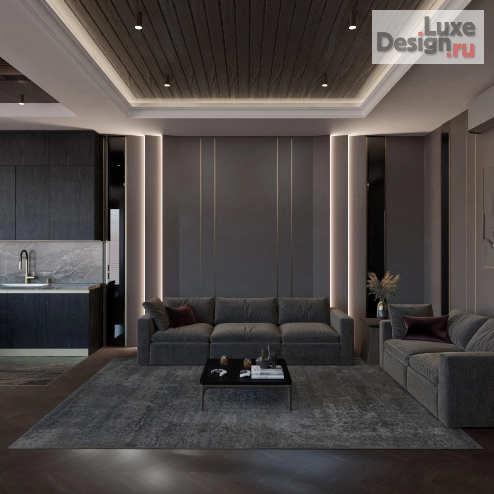 Дизайн интерьера четырехкомнатной квартиры "Терраса для самых лучших вечеров" (фото 1)