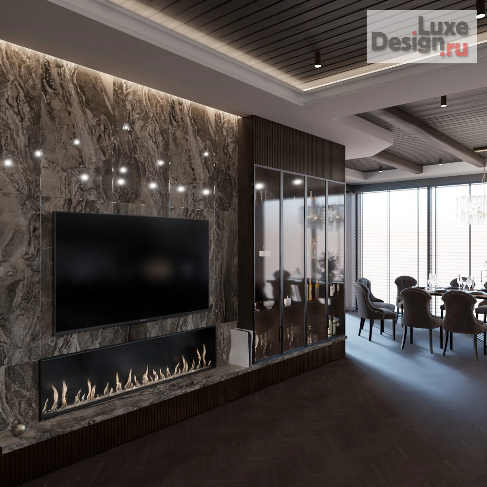 Дизайн интерьера четырехкомнатной квартиры "Терраса для самых лучших вечеров" (фото 9)