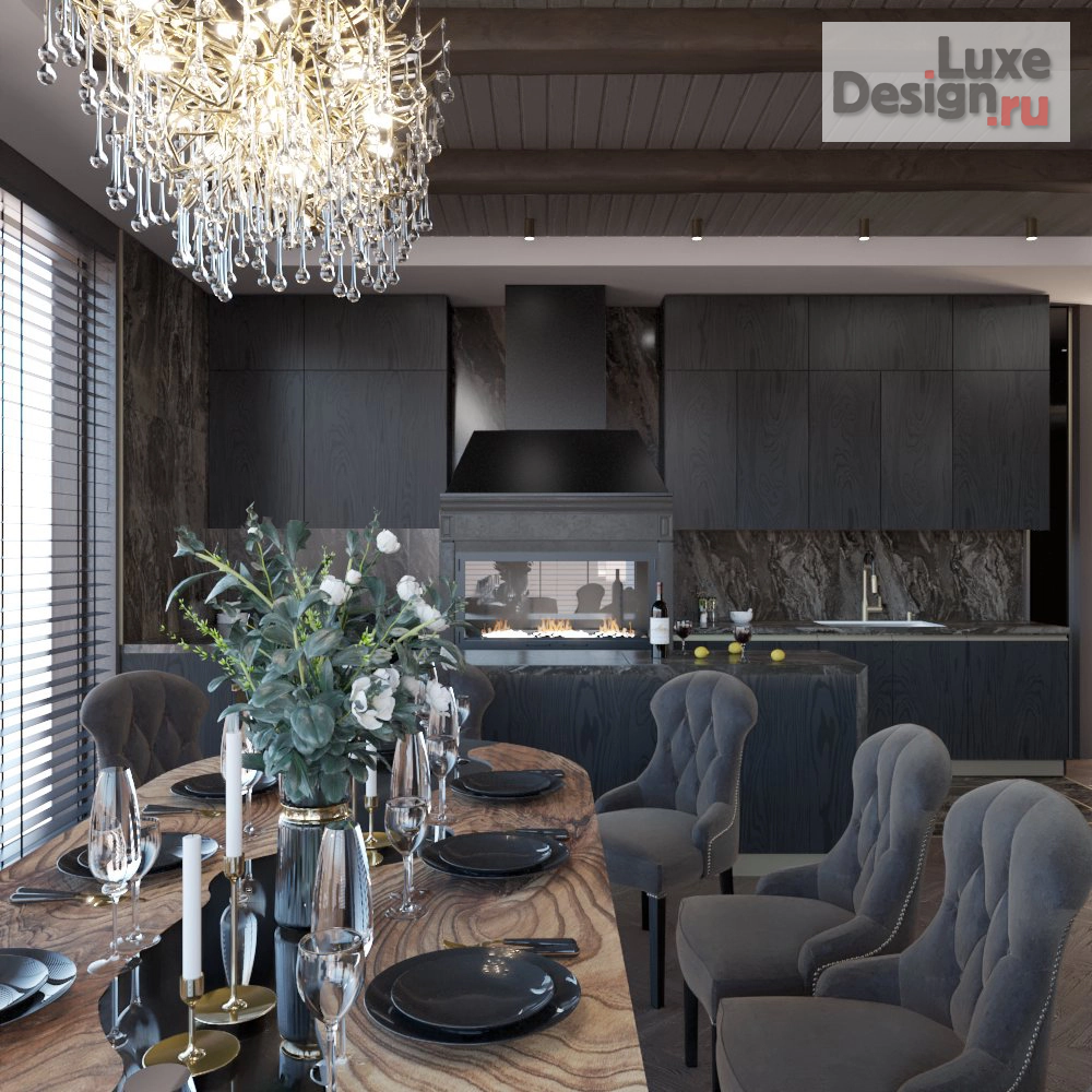 Дизайн интерьера четырехкомнатной квартиры "Терраса для самых лучших вечеров" (фото 3)