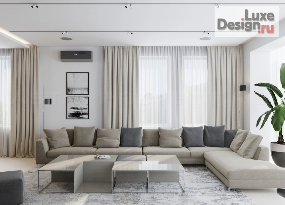 Дизайн интерьера загородного дома "Море рядом(гостиная)" (фото 7)