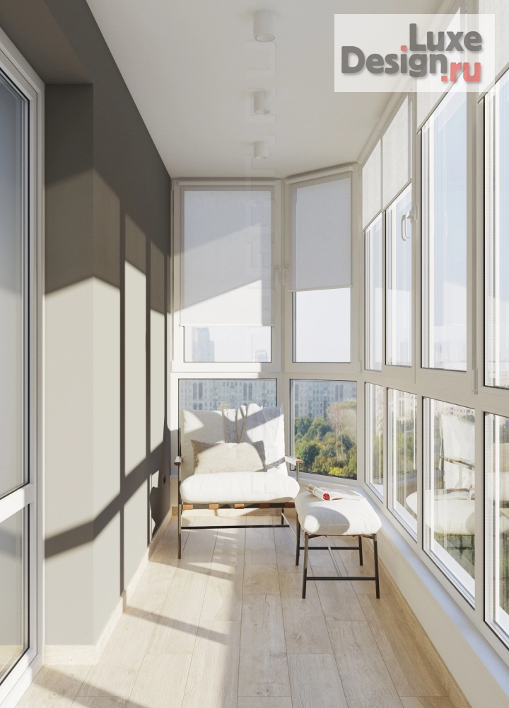 Дизайн интерьера двухкомнатной квартиры "Антрацит(кухня-гостиная)" (фото 7)