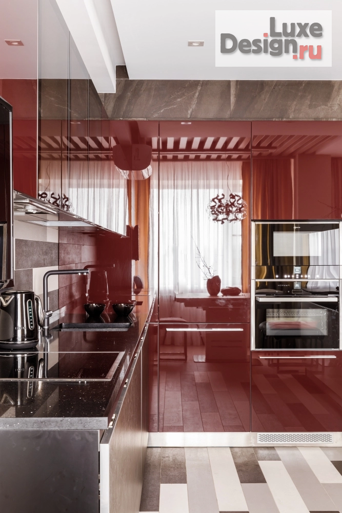 Дизайн интерьера пентхауса "Лофт (фотографии кухни)" (фото 4)