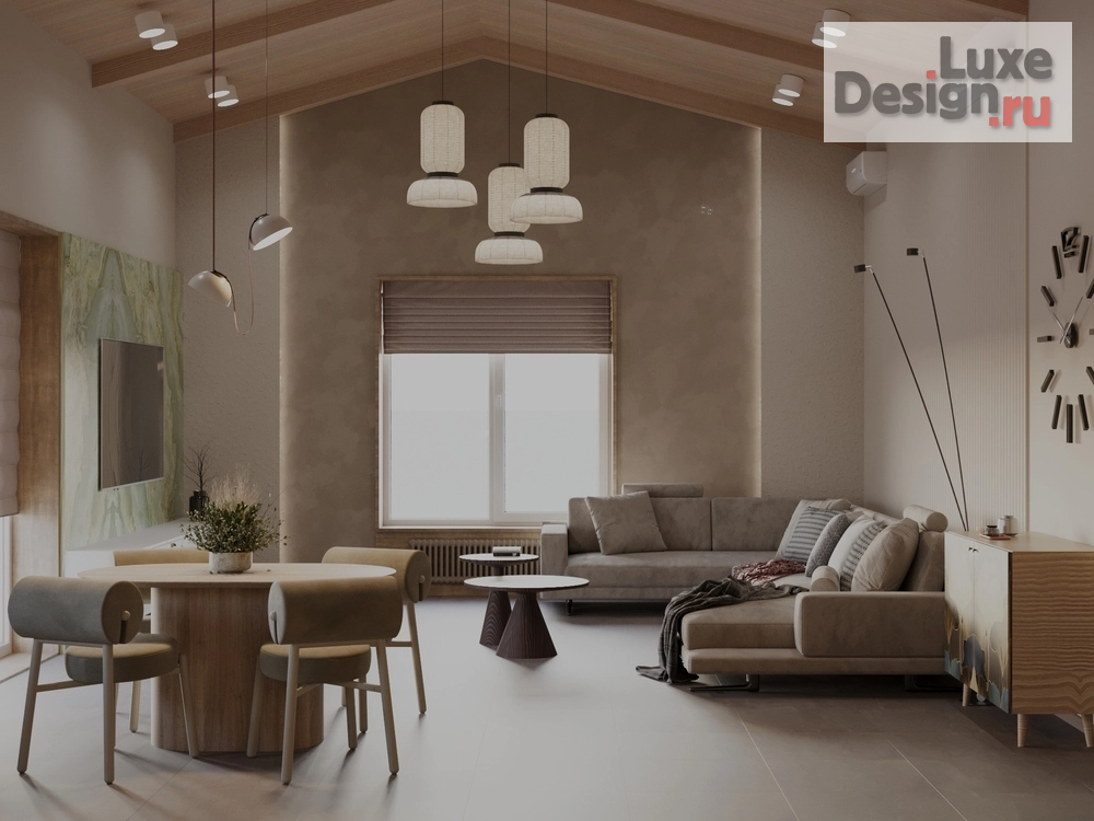 Дизайн интерьера частного дома "Париж" (фото 3)