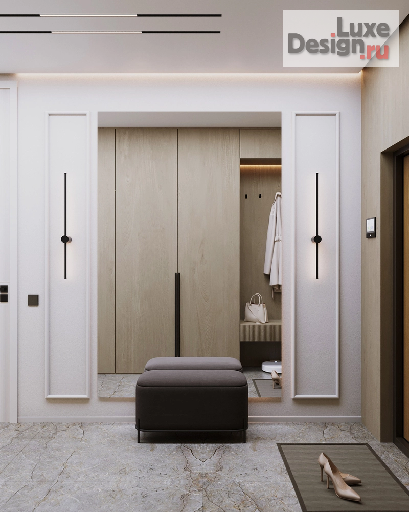 Дизайн интерьера трехкомнатной квартиры "ЖК Созидатели г. Санкт-Петербург" (фото 10)