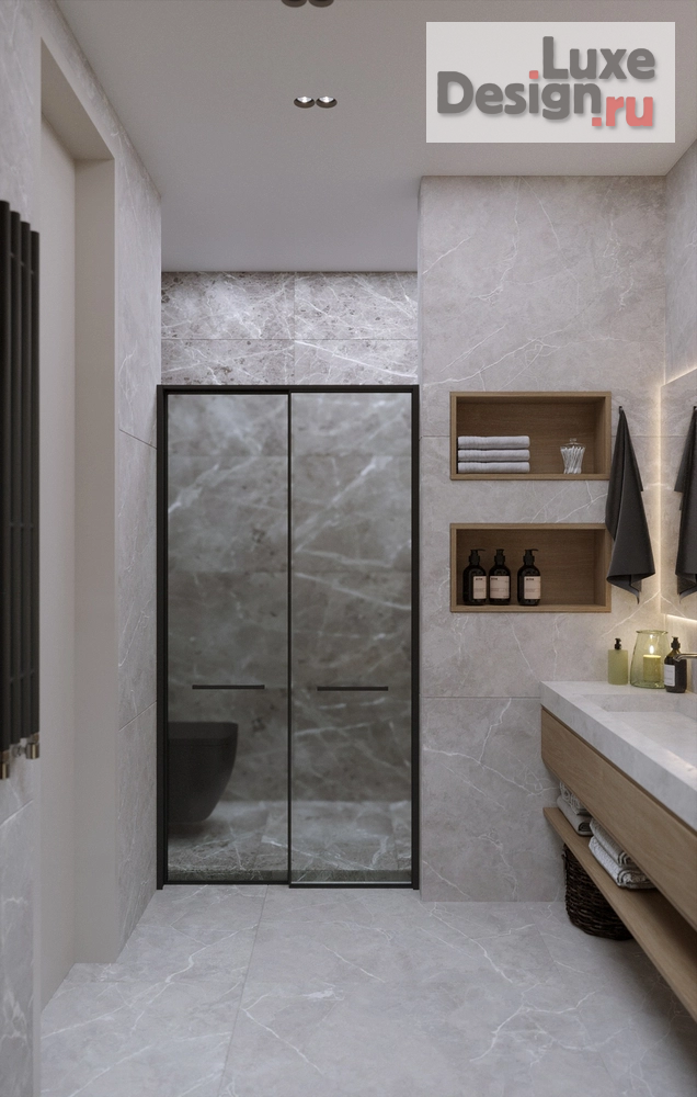 Дизайн интерьера трехкомнатной квартиры "ЖК Созидатели г. Санкт-Петербург" (фото 3)