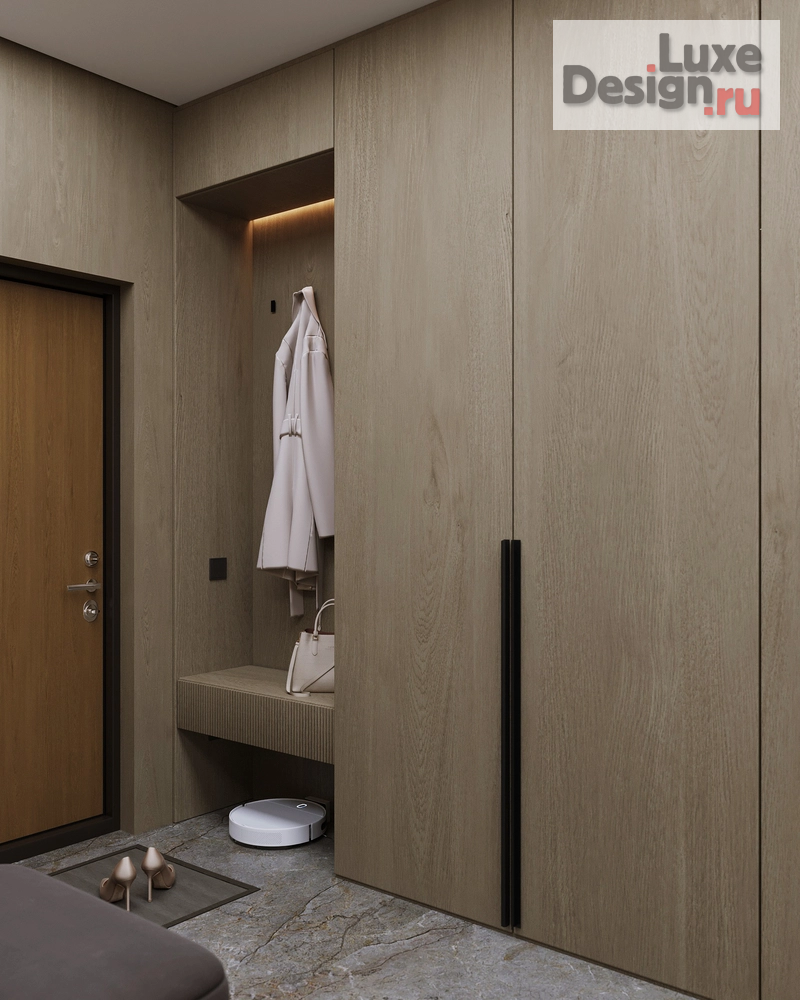 Дизайн интерьера трехкомнатной квартиры "ЖК Созидатели г. Санкт-Петербург" (фото 11)