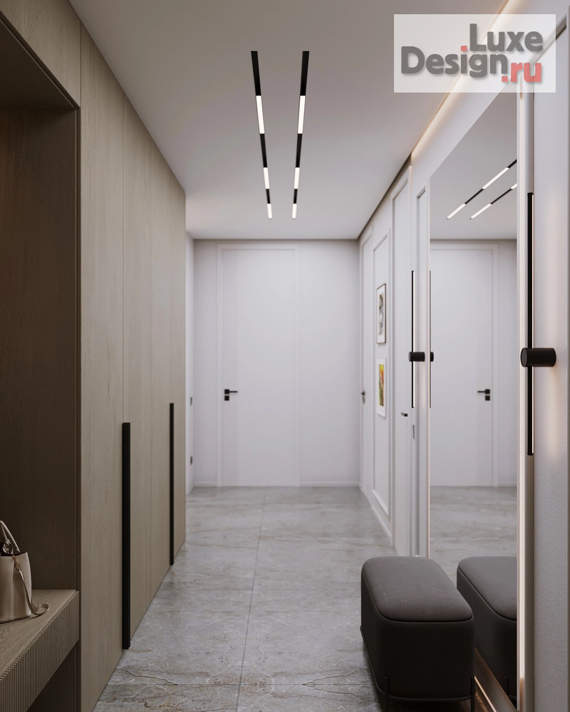 Дизайн интерьера трехкомнатной квартиры "ЖК Созидатели г. Санкт-Петербург" (фото 13)