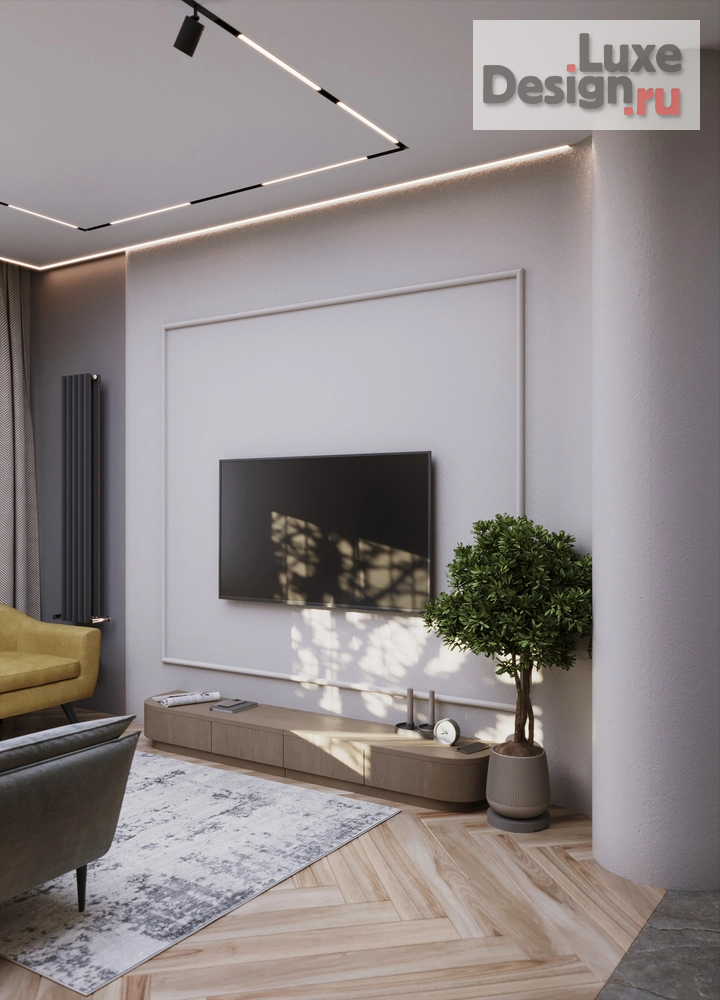 Дизайн интерьера трехкомнатной квартиры "ЖК Созидатели г. Санкт-Петербург" (фото 31)