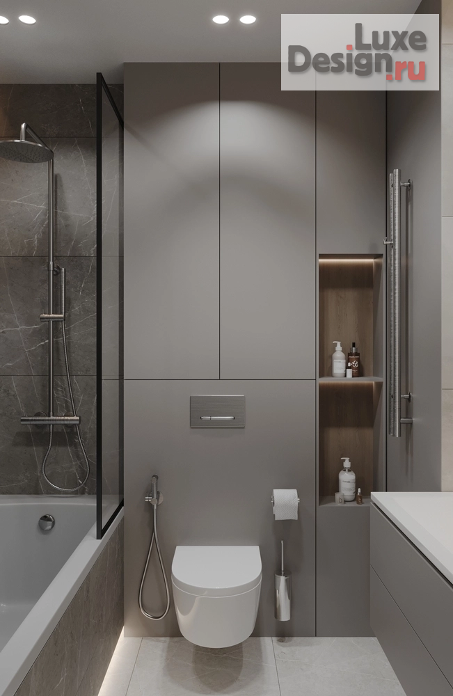 Дизайн интерьера трехкомнатной квартиры "ЖК Гринпарк " (фото 22)