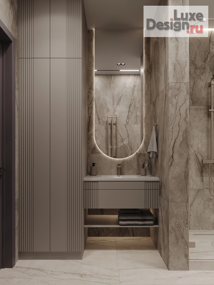 Дизайн интерьера трехкомнатной квартиры "ЖК Левобережный " (фото 34)