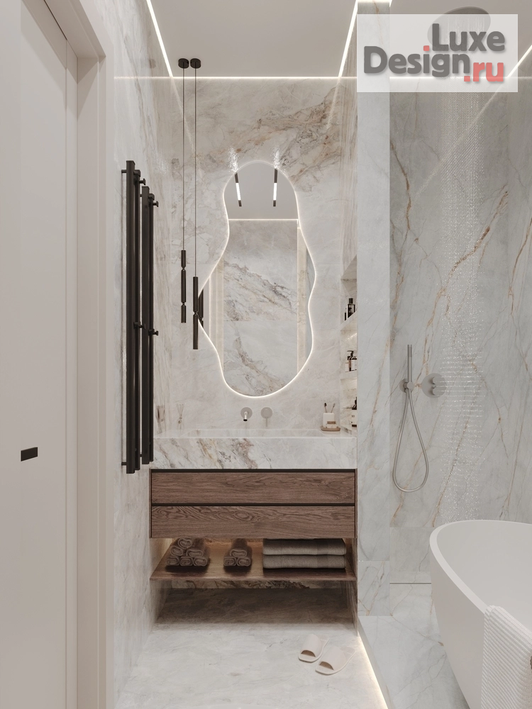 Дизайн интерьера трехкомнатной квартиры "ЖК Царское село г. Ростов-на-Дону" (фото 7)