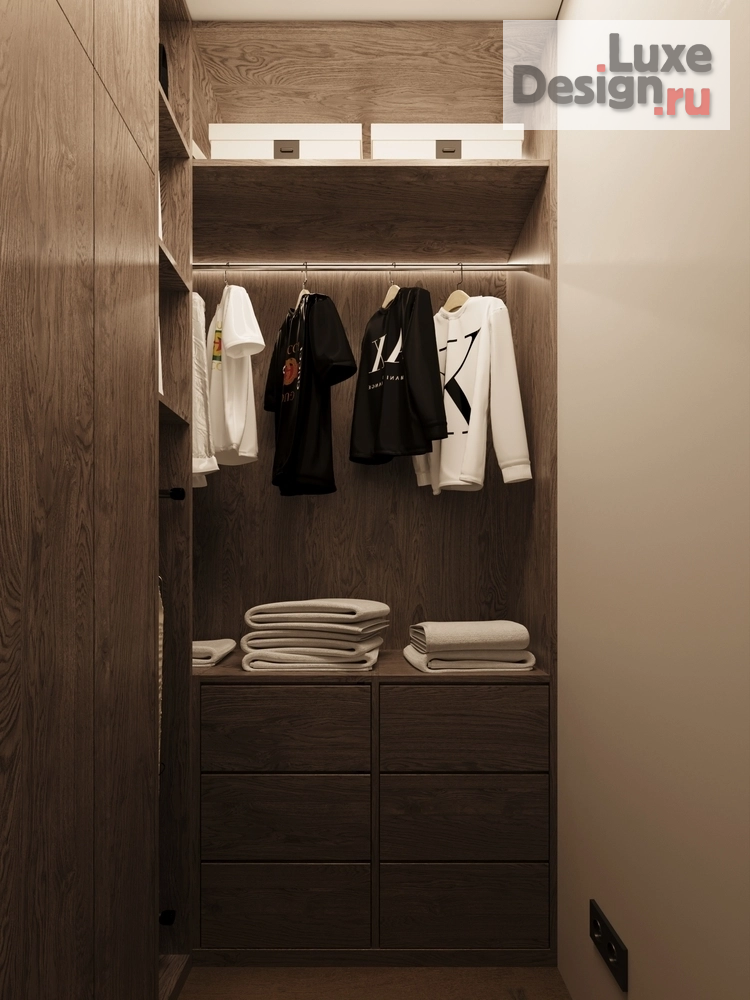 Дизайн интерьера трехкомнатной квартиры "Евродвушка в балийском стиле г. Краснодар" (фото 8)