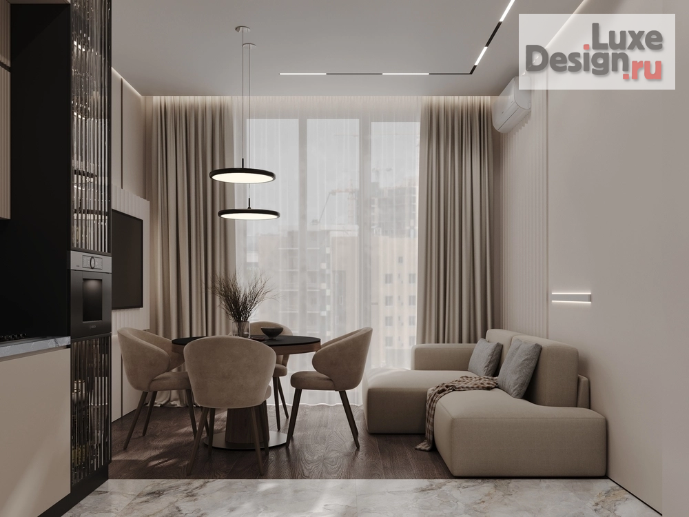 Дизайн интерьера трехкомнатной квартиры "ЖК Царское село г. Ростов-на-Дону" (фото 39)