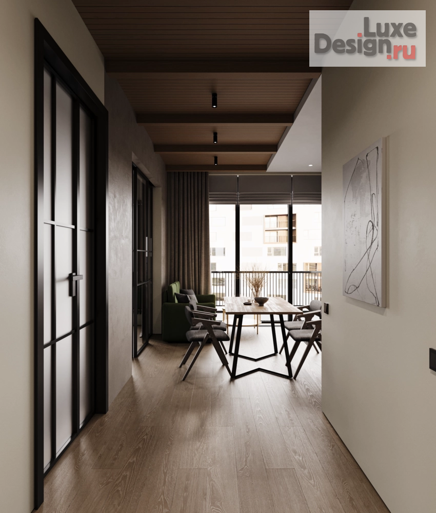 Дизайн интерьера однокомнатной квартиры "ЖК Сказка г. Москва" (фото 8)