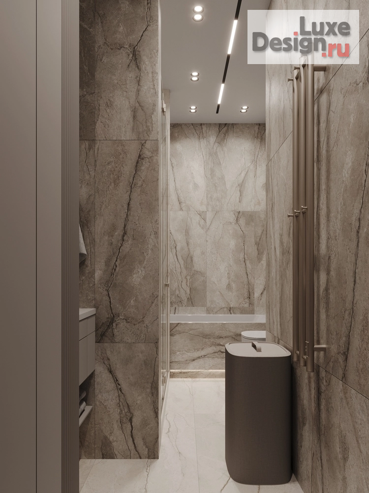 Дизайн интерьера трехкомнатной квартиры "ЖК Левобережный " (фото 36)