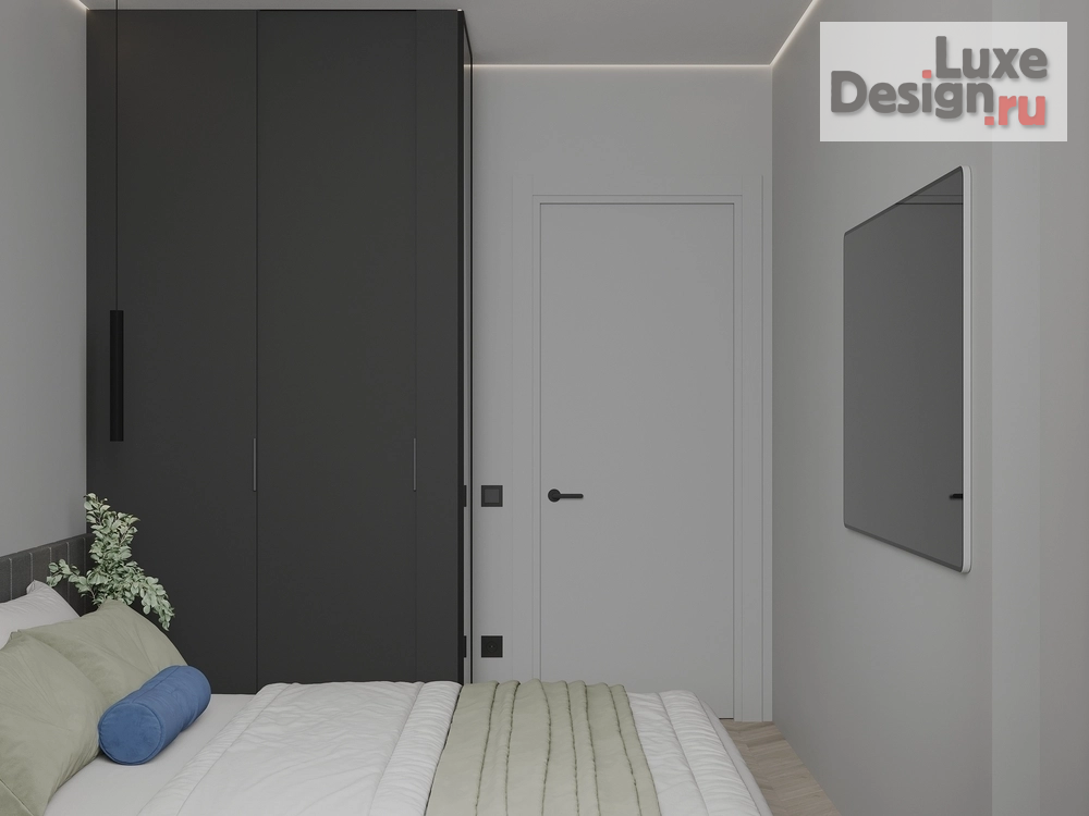 Дизайн интерьера трехкомнатной квартиры "ЖК Гринпарк " (фото 16)