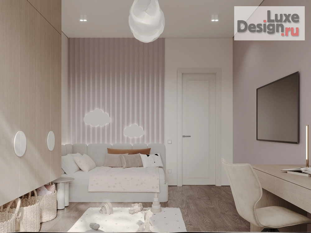 Дизайн интерьера трехкомнатной квартиры "ЖК Царское село г. Ростов-на-Дону" (фото 33)