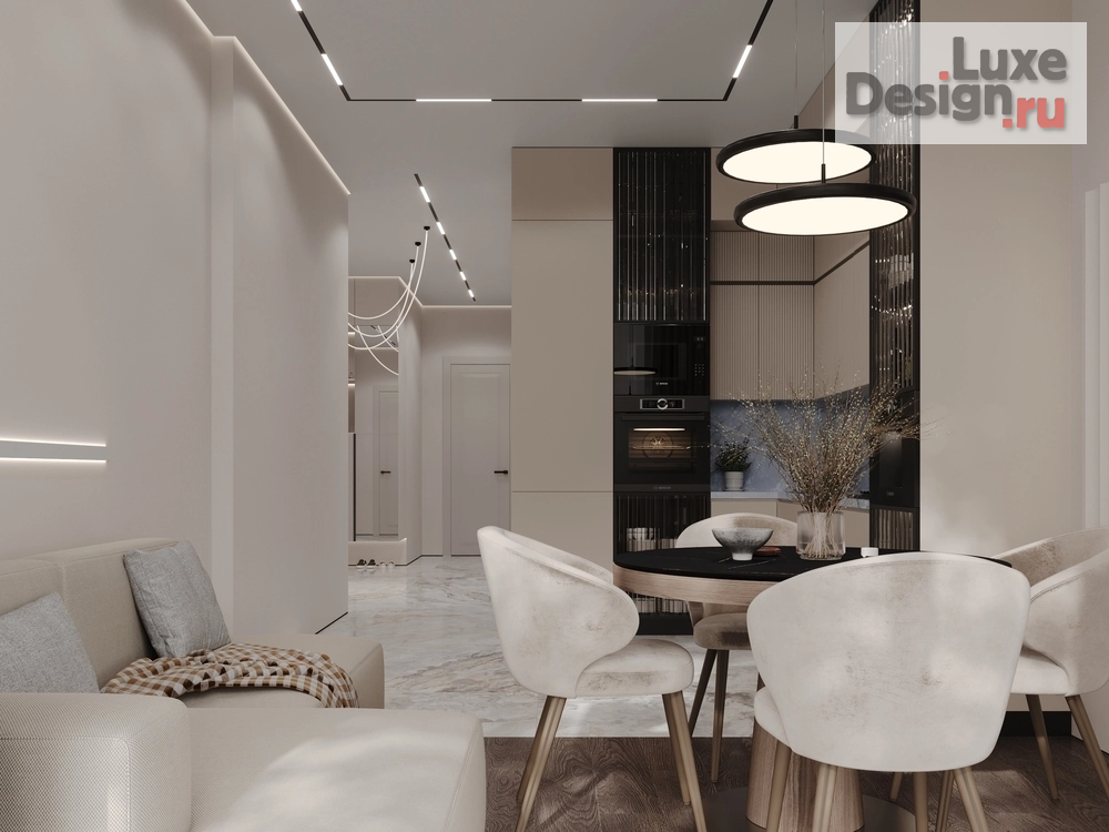 Дизайн интерьера трехкомнатной квартиры "ЖК Царское село г. Ростов-на-Дону" (фото 40)