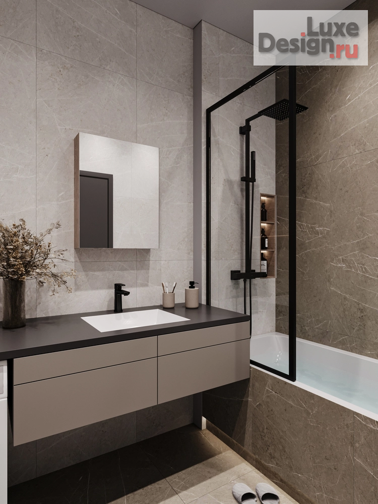 Дизайн интерьера однокомнатной квартиры "ЖК Сказка г. Москва" (фото 15)