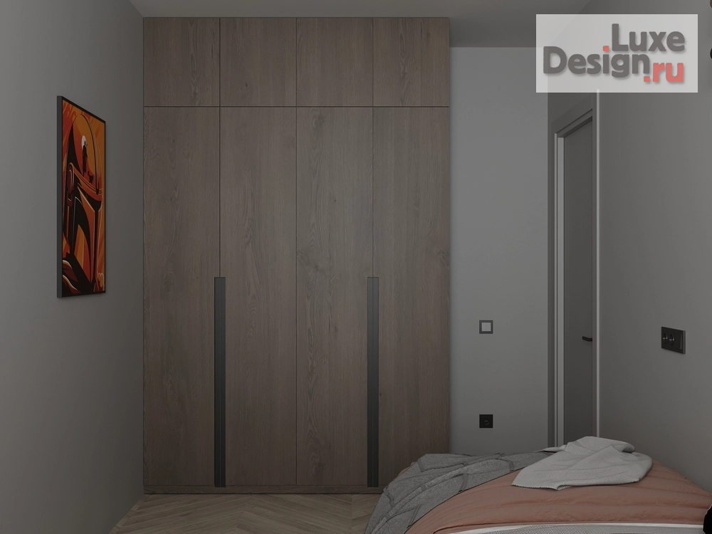 Дизайн интерьера трехкомнатной квартиры "ЖК Гринпарк " (фото 5)