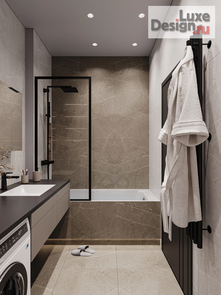 Дизайн интерьера однокомнатной квартиры "ЖК Сказка г. Москва" (фото 16)