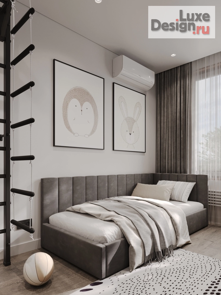 Дизайн интерьера трехкомнатной квартиры "Евродвушка в балийском стиле г. Краснодар" (фото 9)