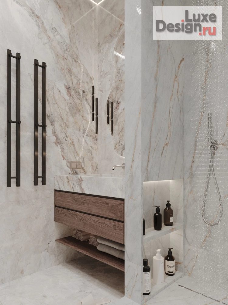 Дизайн интерьера трехкомнатной квартиры "ЖК Царское село г. Ростов-на-Дону" (фото 13)