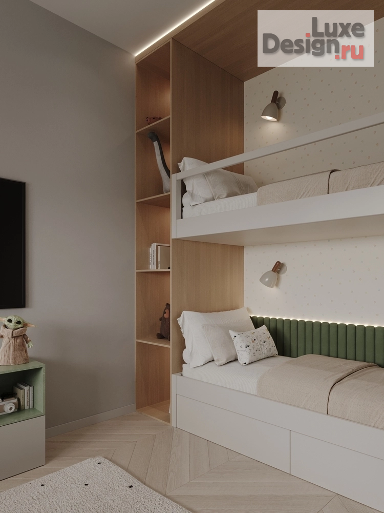 Дизайн интерьера трехкомнатной квартиры "ЖК Левобережный " (фото 28)