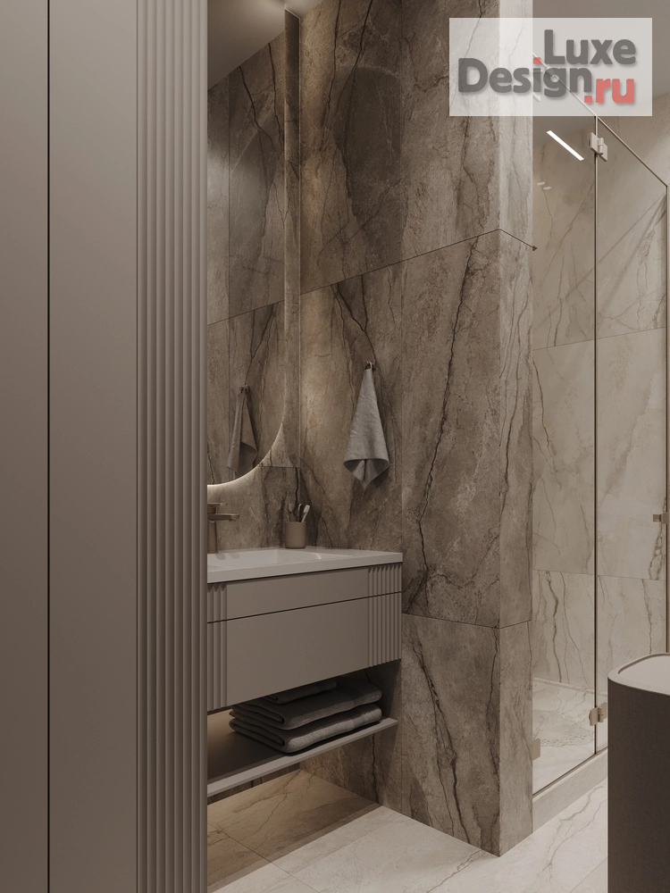 Дизайн интерьера трехкомнатной квартиры "ЖК Левобережный " (фото 40)